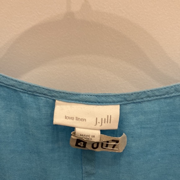 Like New J Jill linen swing dress size large - Picture 2 of 3